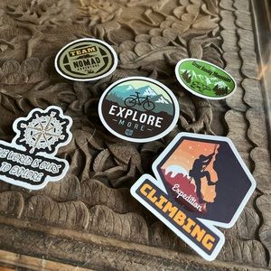 10 for $20! 
Bundle of Camping Stickers - FREE with any purchase!!